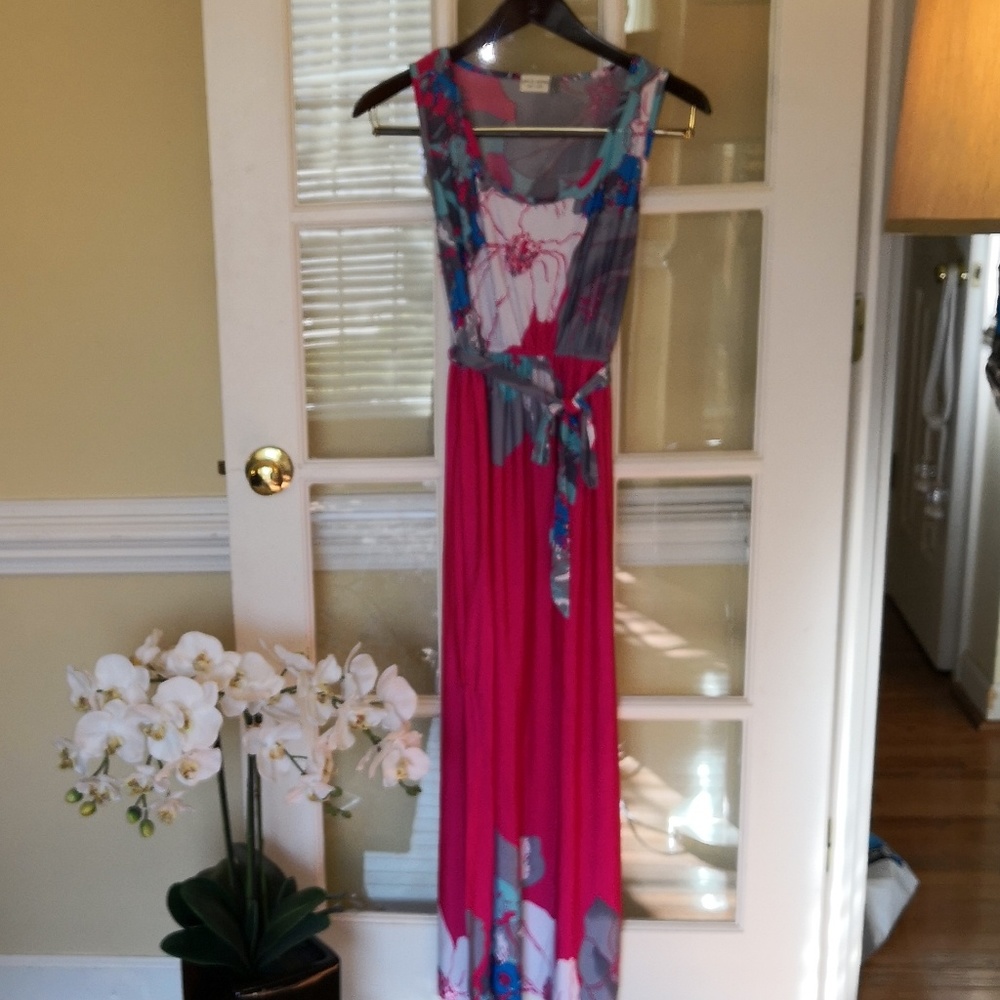 Beautiful pink maxi dress